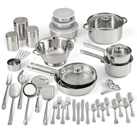 cooks kitchen-in-a-box 52-pc stainless steel cookware set|best cookware 2024.